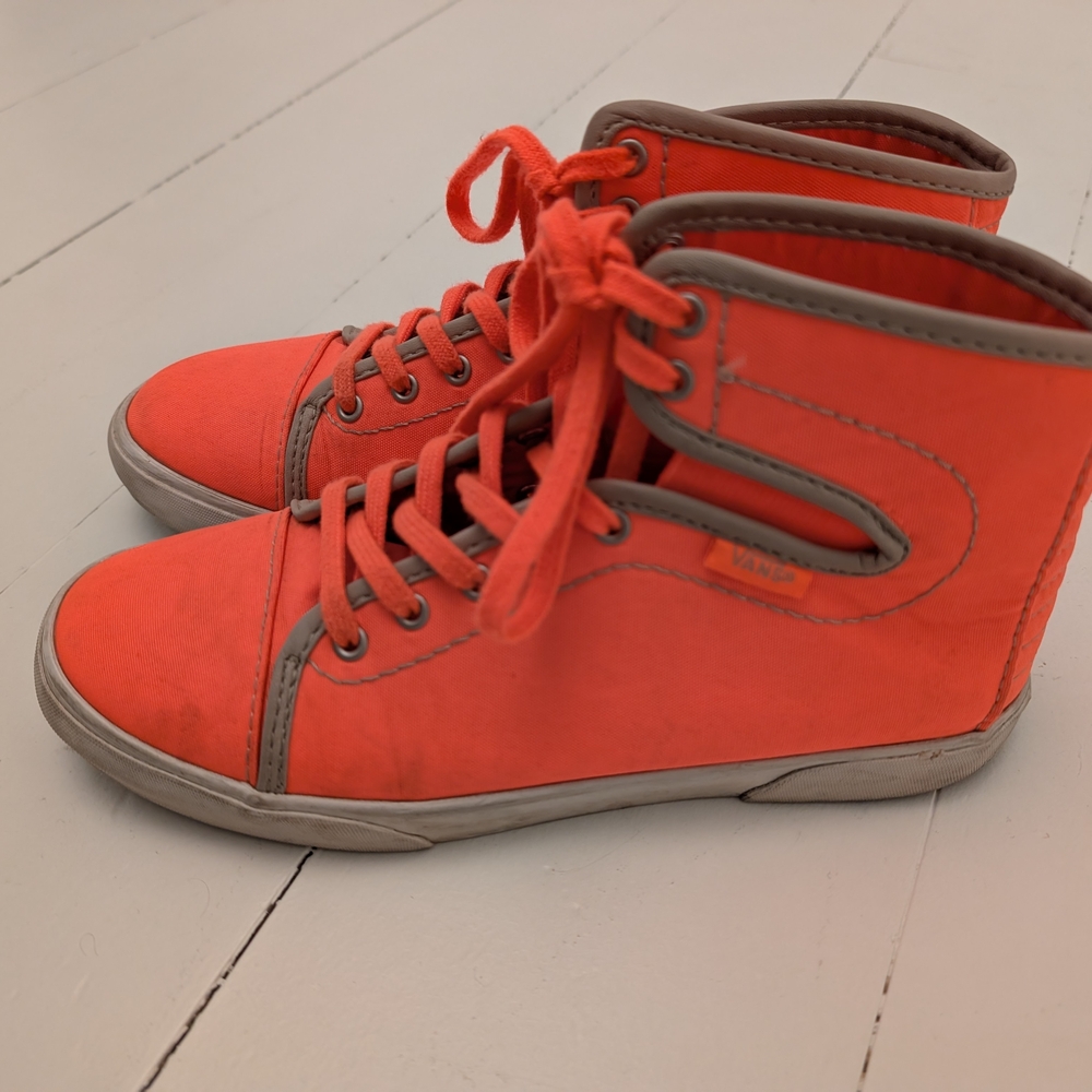 Vans Pink High-Top Sneakers